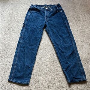 Dickies Men's Relaxed Fit Blue Jeans